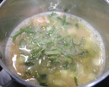 簡単！桜海老と小松菜のお味噌汁作り方3写真