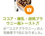ココア・練乳・胡桃ブラウニー風トースト♬作り方13写真