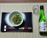 ヨウサマの減塩セリと梅の鰹ふりかけ和え作り方5写真