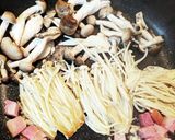 きのことベーコンのトマトペンネ作り方4写真