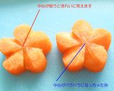 図解で簡単★人参の飾切りにチャレンジ作り方7写真