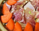 鍋の素●くたくたキャベツの鶏肉うどん鍋作り方2写真