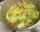 柔らか甘い！春キャベツと油揚げの甘辛煮作り方4写真