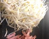 給食の「もやしとハムの炒め物」♡酢入り作り方1写真