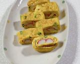 カニカマ入り玉子焼き作り方9写真