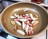 ベーコンときのこ和風パスタ作り方2写真