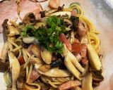 ベーコンときのこ和風パスタ作り方8写真