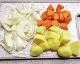 ほくほく♡肉じゃが風＊野菜の煮物作り方2写真