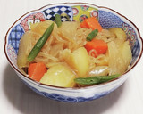 ほくほく♡肉じゃが風＊野菜の煮物作り方6写真