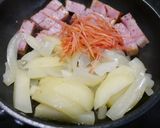 簡単！ベーコンポテトのケチャップソテー作り方3写真