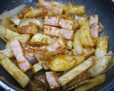 簡単！ベーコンポテトのケチャップソテー作り方4写真