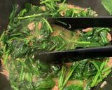 簡単　ほうれん草とトマトとツナのペペロン作り方9写真