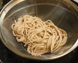 美味★油揚げエノキタケのあんかけ節分そば作り方2写真