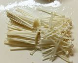 美味★油揚げエノキタケのあんかけ節分そば作り方3写真