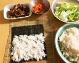 スタミナ巻き風の恵方巻き♪作り方4写真