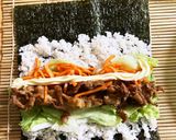 スタミナ巻き風の恵方巻き♪作り方5写真