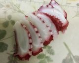 ☆タコと玉ねぎと水菜のサラダ　＋トマト作り方1写真