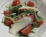 ☆タコと玉ねぎと水菜のサラダ　＋トマト作り方10写真