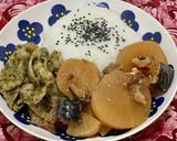 鯖の味噌煮缶と大根の煮物作り方4写真