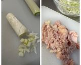 夜食☆風邪！罪悪感1！鶏皮の中華風おじや作り方2写真