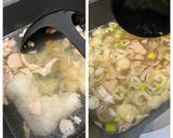 夜食☆風邪！罪悪感1！鶏皮の中華風おじや作り方3写真