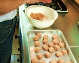 カリっでふんわり★照り焼きミートボール作り方3写真