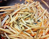 ごぼうのキンピラ。作り方4写真
