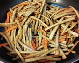 ごぼうのキンピラ。作り方5写真