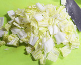 10分完成☆白菜ともやしの豆乳坦々スープ作り方1写真