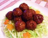 カリっでふんわり★照り焼きミートボール作り方10写真