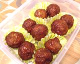 カリっでふんわり★照り焼きミートボール作り方11写真