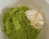 簡単抹茶チーズケーキ作り方1写真