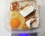 オートミールでバナナパウンドケーキ風作り方1写真