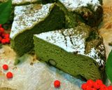 抹茶アイスで米粉バスクチーズケーキ作り方9写真