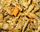 コク旨♡豚こまとごぼうのスパイシー炒め作り方5写真