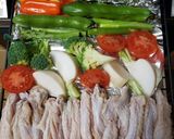 主菜と副菜が完成、手羽中の酢焼きグリル作り方3写真