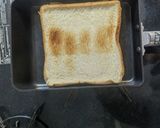 卵焼きをのせたチーズトースト作り方8写真