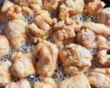 鶏の甘酢唐揚げ。唐揚げの甘酢ごまダレ。作り方4写真