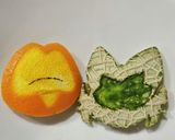 ポケモンフルーツ盛り ニャオハ＆ホゲータ作り方3写真