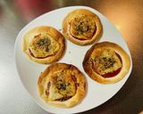早いの美味いの安いの〜餃子皮ブルスケッタ作り方4写真
