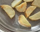 豆苗とポテト炒め コチュジャンタレ作り方7写真