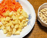 節分に余った福豆の炊き込みご飯♡作り方1写真