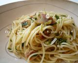 ♡　セロリの余った部分でベーコン炒め　♡作り方5写真