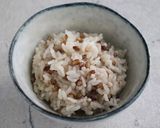 白米2合と紫もち麦大さじ2を炊飯器で炊く作り方10写真