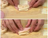 れんこん入りハムチーズ　フライ作り方2写真