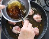 豚こま肉の角煮風作り方4写真