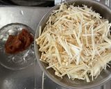 簡単常備菜✨さわやか 梅なめたけ作り方1写真