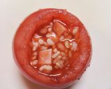 丸ごとトマトのチーズリゾット風作り方2写真