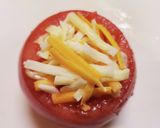 丸ごとトマトのチーズリゾット風作り方3写真