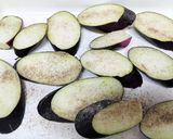 ささっとおかず、なすの醤油焼き作り方1写真